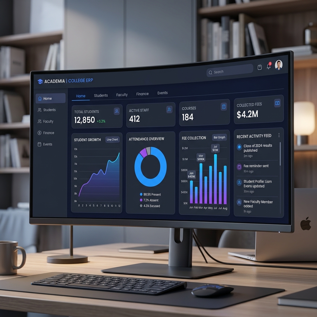 Nexentora ERP Dashboard